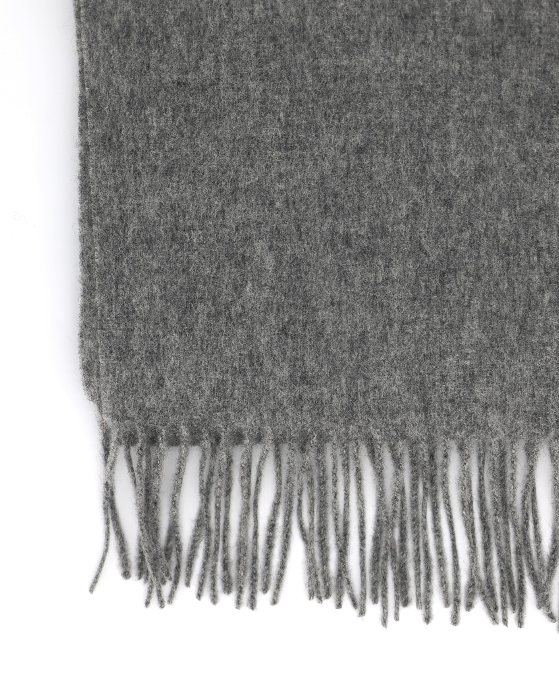 Merino Wool Scarf - Medium Gray - Scarf Designers