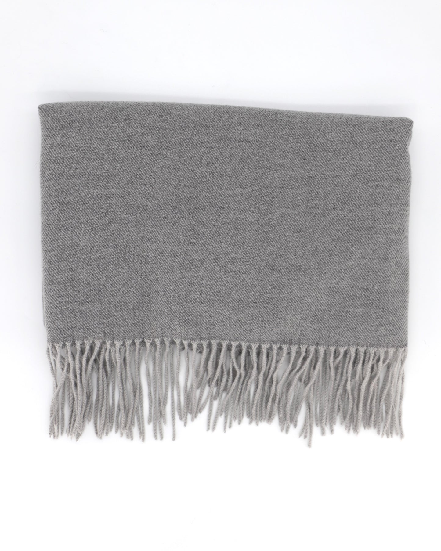 Soft Cashmere and Visoce Scarf  - Light Gray - Scarf Designers